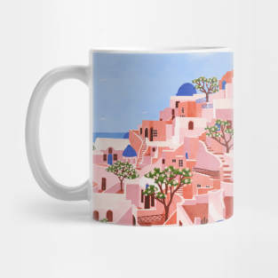 Sunset in Santorini Mug